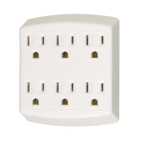 Adaptors, 6 Outlet(s), 15 Amps, 1875 W, 125 EastCoast Offshore Supplies