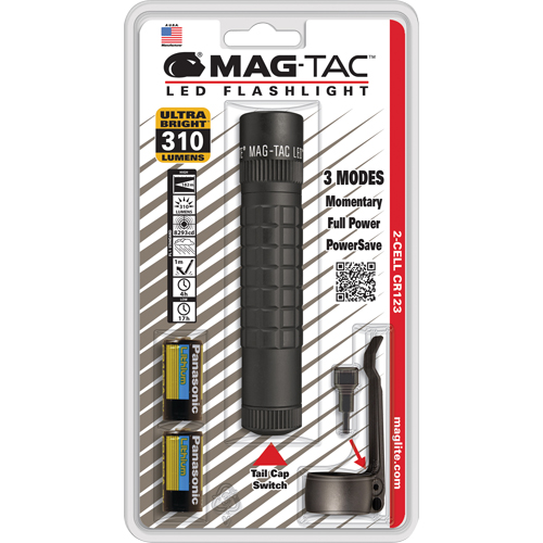 Mag-Tac Tactical Flashlights, LED, 310 Lumens, CR123 Batteries EastCoast Offshore Supplies