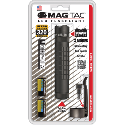 Mag-Tac Tactical Flashlights, LED, 320 Lumens, CR123 Batteries EastCoast Offshore Supplies