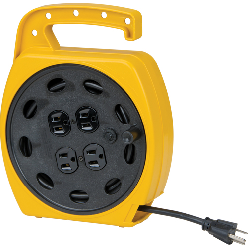 Cordons rallonges &agrave; enrouler, 25', SJT, Calibre de 16/3, 10 A EastCoast Offshore Supplies