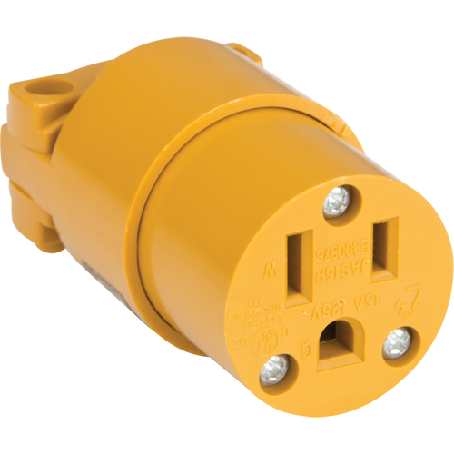 PVC Grounding Connector, 5-15R, Plastic EastCoast Offshore Supplies