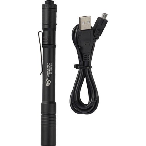 Stylus Pro&reg; USB Pen Light, LED, 350 Lumens, Aluminum Body, Rechargeable Batteries, Included EastCoast Offshore Supplies