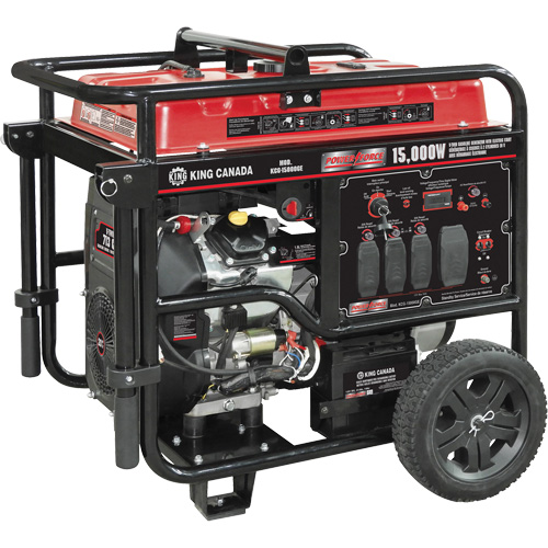 V-Twin Gasoline Generator, 15000 W Surge, 12500 W Rated, 120 V/240 V, 40 L Tank EastCoast Offshore Supplies
