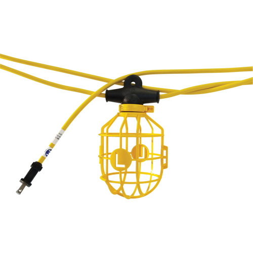 Heavy-Duty Moulded Stringlights, 5 Lights, 600" L, Plastic Housing EastCoast Offshore Supplies