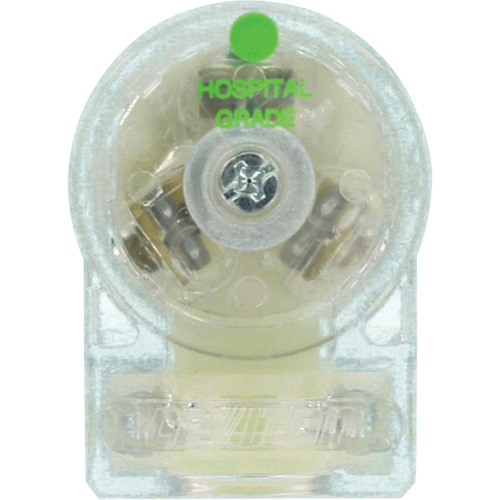 Prise de rallonge &agrave; angle de qualit&eacute; hospitali&egrave;re, Nylon, 15 A, 125 V EastCoast Offshore Supplies