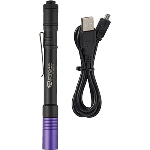 Stylus Pro&reg; USB UV Penlight, LED, Aluminum Body, Rechargeable Batteries, Included EastCoast Offshore Supplies