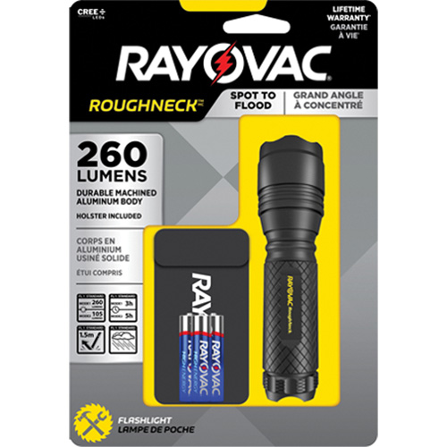 Tactical Spot-to-Flood Flashlight, LED, 320 Lumens, AAA Batteries EastCoast Offshore Supplies