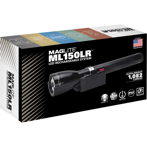 ML150LR(X) Fast-Charging Flashlight, LED, 1082 Lumens, Rechargeable Batteries EastCoast Offshore Supplies