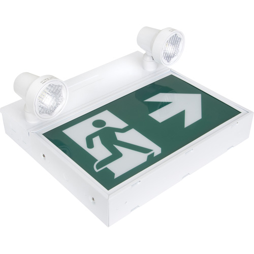 Running Man Sign with Security Lights, LED, Battery Operated/Hardwired, 12-1/10" L x 11" W, Pictogram EastCoast Offshore Supplies