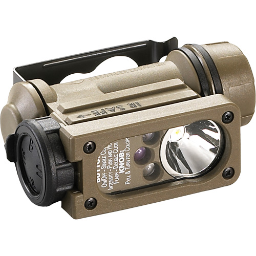 Lampe mains libres Sidewinder Compact II, mod&egrave;le militaire, DEL, 55 lumens, 6 hres de fonctionnement, piles AA EastCoast Offshore Supplies