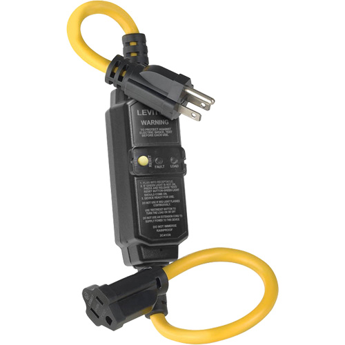 Ensemble DDFT &agrave; r&eacute;armement automatique et auto-test, 120 V, 15 A, Cordon de 2' EastCoast Offshore Supplies