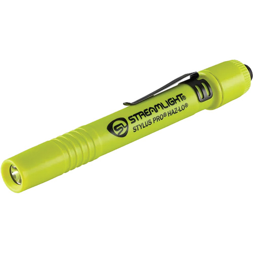 Stylus Pro&reg; HAZ-LO&reg; Intrinsically-Safe Penlight, LED, 105 Lumens, AAA Batteries, Included EastCoast Offshore Supplies