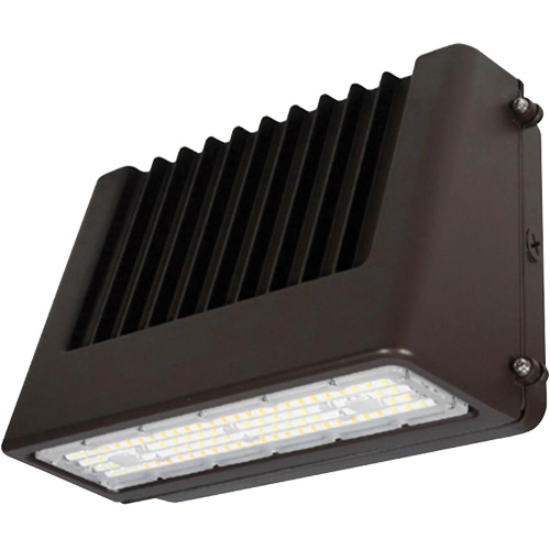Wall Pack Light Fixture, LED, 120 V, 80 W, 6.5" H x 9.3" W x 14.4" D EastCoast Offshore Supplies