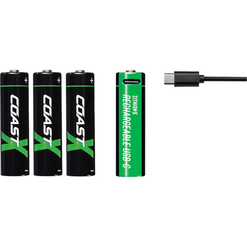 Batteries AA rechargeables Zithion EastCoast Offshore Supplies
