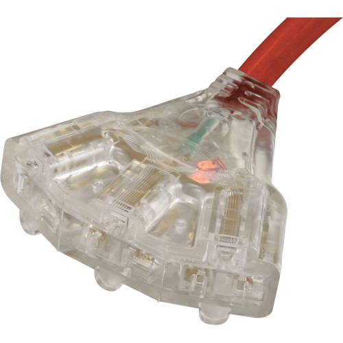 Rallonge pour g&eacute;n&eacute;ratrice avec triple fiche, STW, AWG 10, 3 prise(s), 25' EastCoast Offshore Supplies