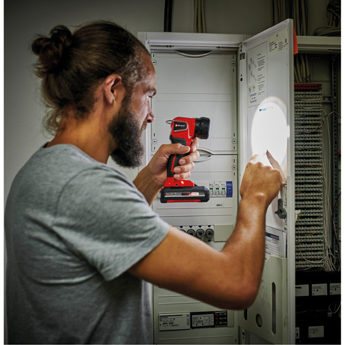 Lampe de poche &agrave; DEL sans fil 18V (outil seulement), DEL, 280 lumens, Bloc-pile Rechargeable EastCoast Offshore Supplies