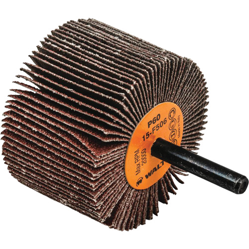 Coolcut Flap Wheel, Aluminum Oxide, 60 Grit, 2-1/2" x 1-1/2" x 1/4" EastCoast Offshore Supplies