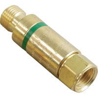 Flashback Arrestors - Oxy/Fuel Gas, Fuel Gas (red)/Oxygen (green), Regulator Adaptor Style EastCoast Offshore Supplies