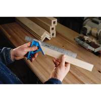 True Blue&reg; Combination Square, 12" L, 1/16" Graduations, Steel, Plain EastCoast Offshore Supplies