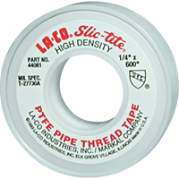 Slic-Tite&reg; PTFE Thread Tape, 300" L x 1/2" W, White EastCoast Offshore Supplies