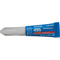 Adh&eacute;sif instantan&eacute; Super Bonder 495, Transparent, Tube, 3 g EastCoast Offshore Supplies
