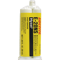 &eacute;poxyde Hysol E-20NS, Deux composants, Cartouche double, 120 g, Havane EastCoast Offshore Supplies