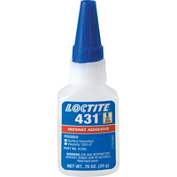 Adh&eacute;sif instantan&eacute;  431 pour toute surface, Transparent, Bouteille, 20 g EastCoast Offshore Supplies
