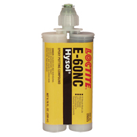Adh&eacute;sifs structuraux non corrosifs pour les composants &eacute;lectriques E-60NC, 200 ml, Cartouche double, Deux composants, Noir EastCoast Offshore Supplies