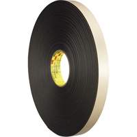Double-Coated Foam Tape, 66 m (216') L x 12.7 mm (1/2") W, 31 mils, Polyethylene EastCoast Offshore Supplies