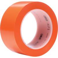 471 Vinyl Tape, 50.8 mm (2") W x 32.9 m (108') L, 5.2 mils, Orange EastCoast Offshore Supplies