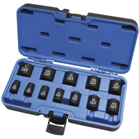 PS1238 SAE 6-Point Socket Set, 12 Pcs, Impact, 3/8" Drive Size, Deep EastCoast Offshore Supplies