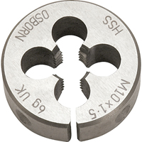 Split Circular Die, M10 X 1.5 Thread, High Speed Steel EastCoast Offshore Supplies
