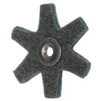 Disque abrasif en forme d'&eacute;toile pour pr&eacute;paration de surface Abrasotex , 2" dia., Grain Tr&egrave;s fin, Oxyde d'aluminium EastCoast Offshore Supplies