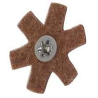 Disque abrasif en forme d'&eacute;toile pour pr&eacute;paration de surface Abrasotex , 3" dia., Grain Cors&eacute;, Oxyde d'aluminium EastCoast Offshore Supplies