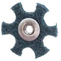 Disque abrasif en forme d'&eacute;toile pour pr&eacute;paration de surface Abrasotex , 3" dia., Grain Tr&egrave;s fin, Oxyde d'aluminium EastCoast Offshore Supplies