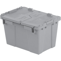 Contenants de distribution Flipak en plastique poly&eacute;thyl&egrave;ne (PE), 15,2" x 10,9" x 9,7", Gris EastCoast Offshore Supplies