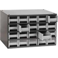 Modular Parts Cabinets, Steel, 20 Drawers, 17" x 10-9/16" x 2-1/16", Grey EastCoast Offshore Supplies