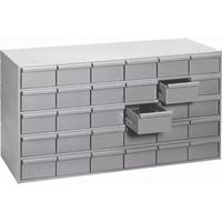 Casiers &agrave; tiroirs industriels, 30 tiroirs, 33-3/4" la x 11-3/4" p x 21-1/8" h, Gris EastCoast Offshore Supplies
