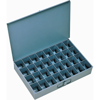 Compartment Scoop Boxes, Steel, 32 Slots, 18" W x 12" D x 3" H, Grey EastCoast Offshore Supplies