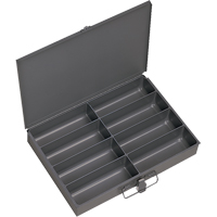 Compartment Scoop Boxes, Steel, 8 Slots, 13-3/8" W x 9-1/4" D x 2" H, Grey EastCoast Offshore Supplies
