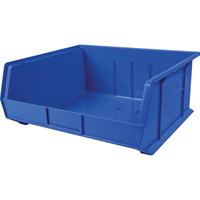 Bac en plastique, 16-1/2" la, 11" h x 18" p, Bleu EastCoast Offshore Supplies