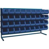 Rayonnage &agrave; persienne avec bacs, 36 bacs, 72" la x 15" p x 40" h EastCoast Offshore Supplies