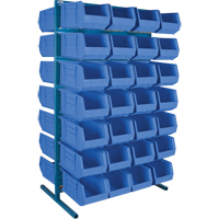Double-Sided Stationary Bin Rack, 36" W x 24" D x 61" H, 56 Bins EastCoast Offshore Supplies