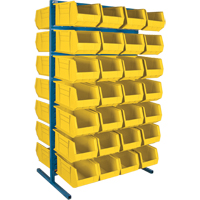 Double-Sided Stationary Bin Rack, 36" W x 24" D x 61" H, 56 Bins EastCoast Offshore Supplies