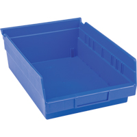 Bacs pour tablette en plastique, 8-3/8" la x 4" H x 11-5/8" p, Bleu, Capacit&eacute; 15 lb EastCoast Offshore Supplies