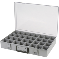 Boîte &agrave; compartiments, Plastique, 32 compartiments, 18-1/2" la x 13" p, 3" h, Gris EastCoast Offshore Supplies