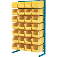 Single-Sided Stationary Bin Rack, 36" W x 12" D x 61" H, 28 Bins EastCoast Offshore Supplies