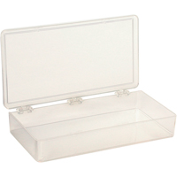 Boîte &agrave; compartiments K-Resin, Plastique, 4" la x 8" p, 1-3/16" h, Transparent EastCoast Offshore Supplies