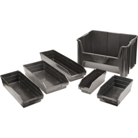 Recycled Shelf Bins, 4-1/8" W x 11-5/8" D x 4" H, 30 lbs. Capacity EastCoast Offshore Supplies