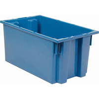 Contenants Stack & Nest, 9" x 18" x 11", Bleu EastCoast Offshore Supplies